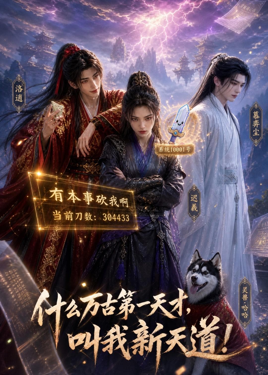 什么万古第一天才，叫我新天道！海报