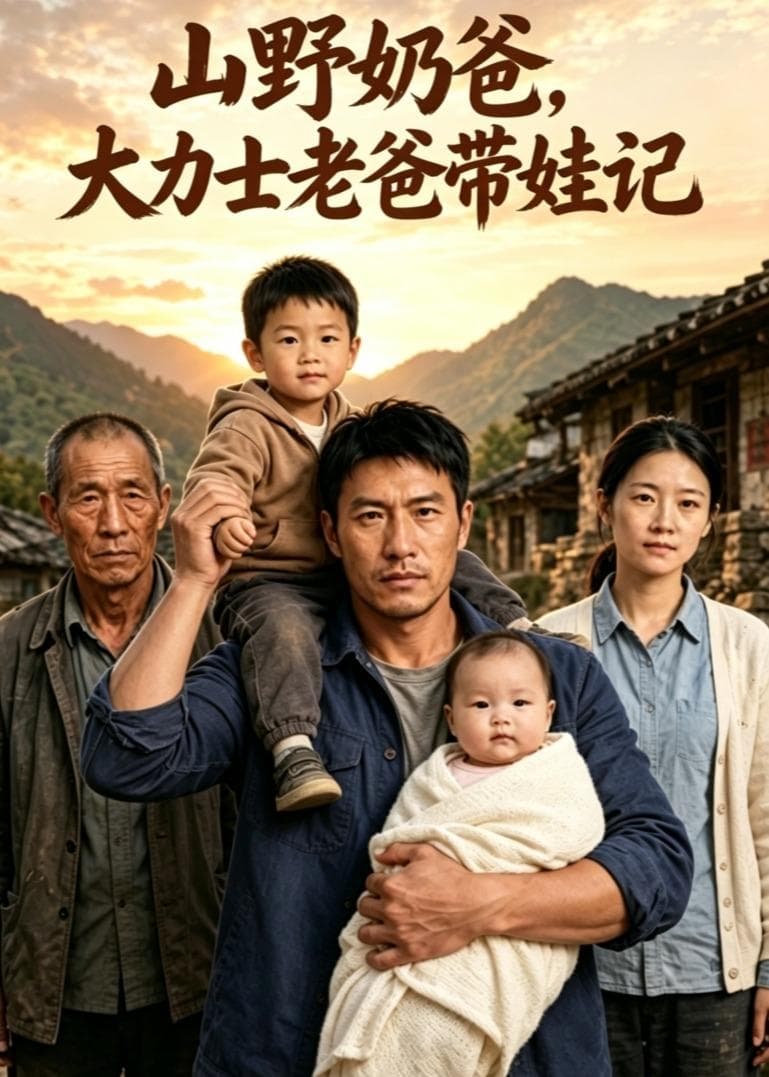 山野奶爸，大力士老爸带娃记海报