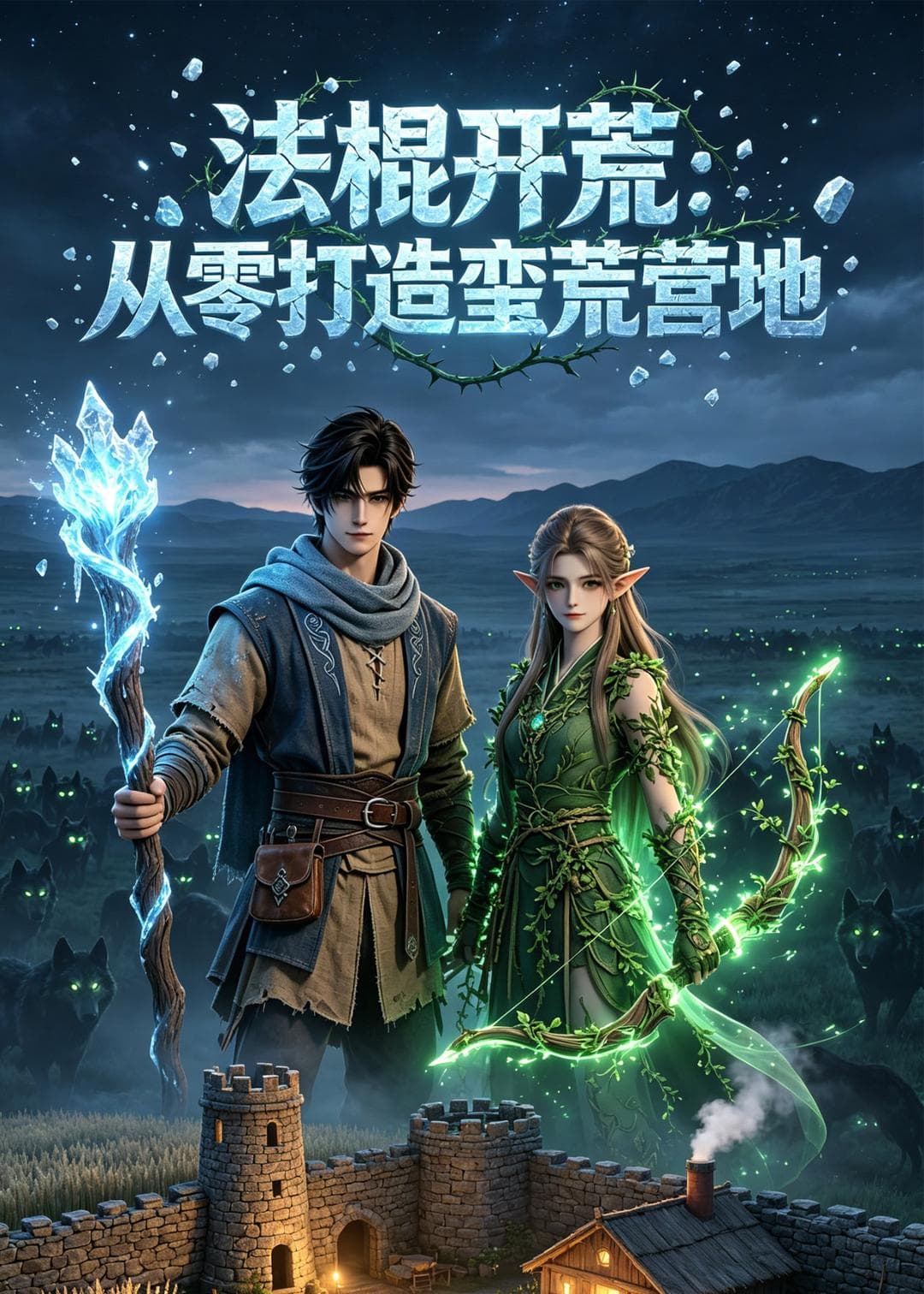 法棍开荒：从零打造蛮荒营地海报