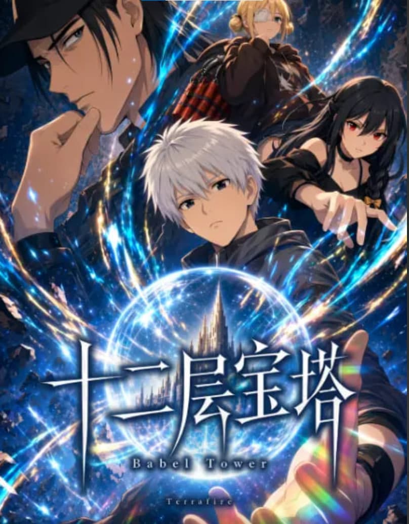 十二层宝塔海报