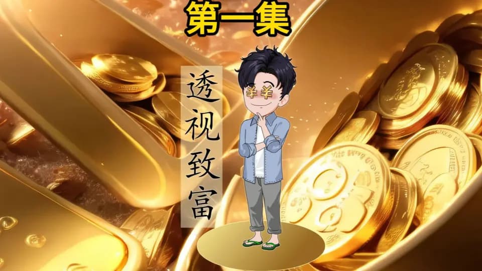 透视致富海报