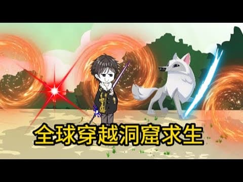 穿越洞窟求生海报