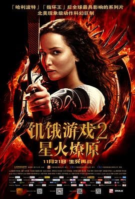 饥饿游戏2：星火燎原国语海报