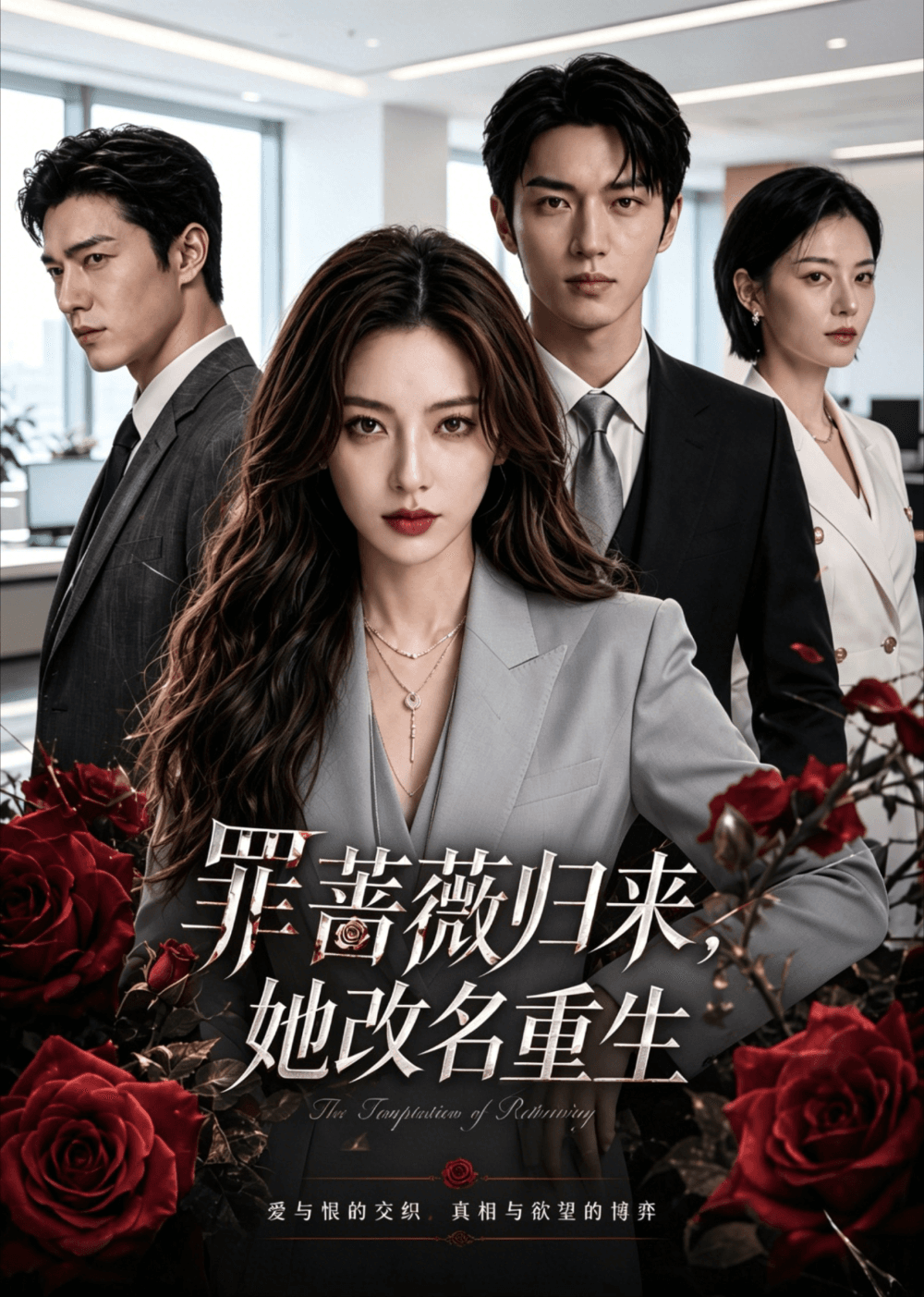 罪蔷薇归来，她改名重生海报