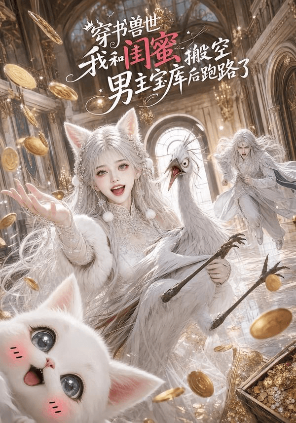 穿书兽世：我和闺蜜搬空男主宝库后跑路了海报
