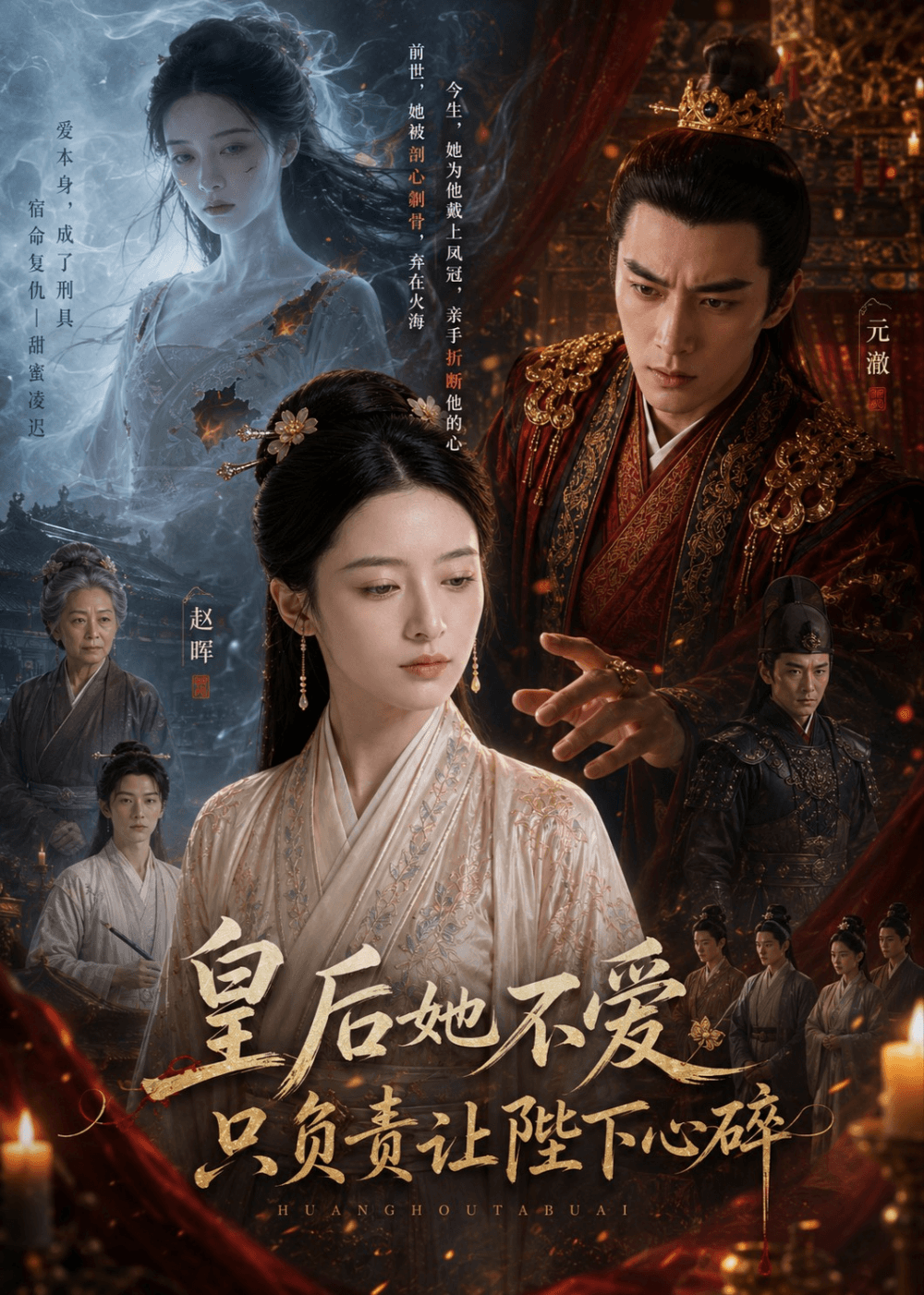 皇后她不爱，只负责让陛下心碎海报