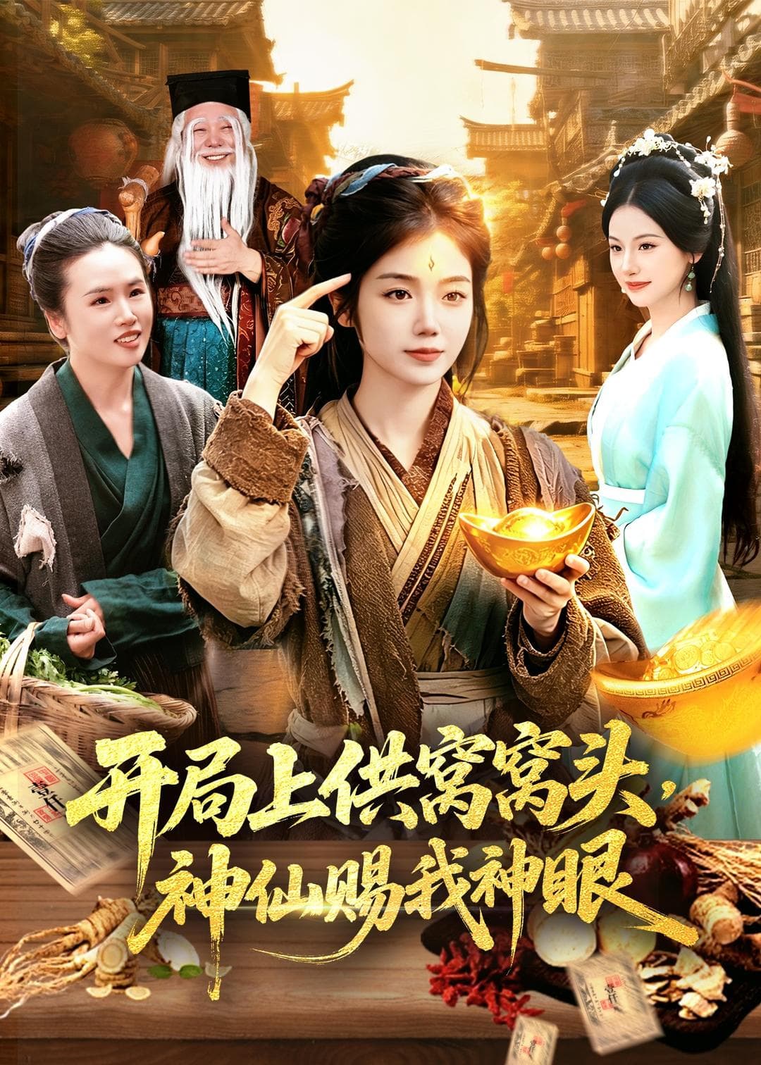 开局上供窝窝头，神仙赐我神眼海报