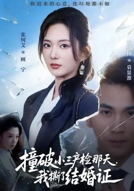 撞破小三产检那天，我撕了结婚证海报