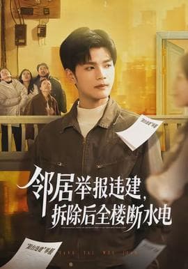 邻居举报违建，拆除后全楼断水电海报