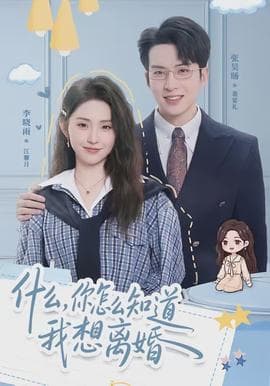 什么，你怎么知道我想离婚海报