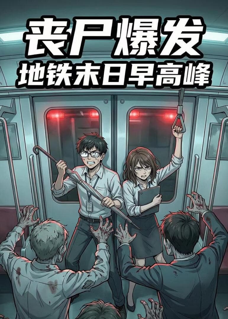 丧尸爆发地铁末日早高峰海报