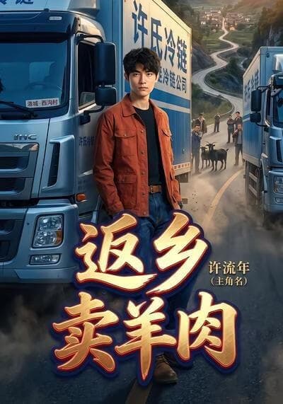 返乡卖羊肉海报
