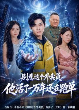 别惹这个外卖员，他活了一万年还在跑单海报