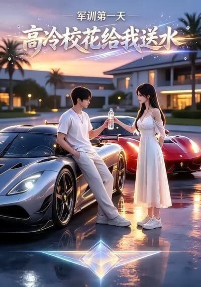 军训第一天，高冷校花给我送水！海报
