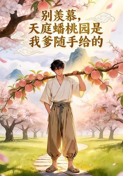 别羡慕，天庭蟠桃园是我爹随手给的海报