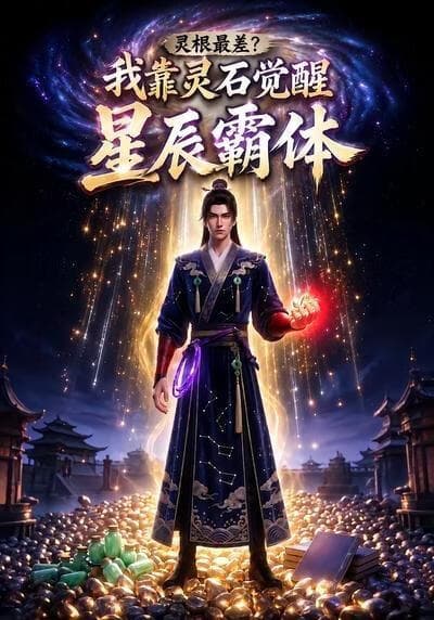 灵根最差？我靠灵石觉醒星辰霸体海报