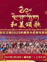 2025藏历木蛇新年联欢晚会海报
