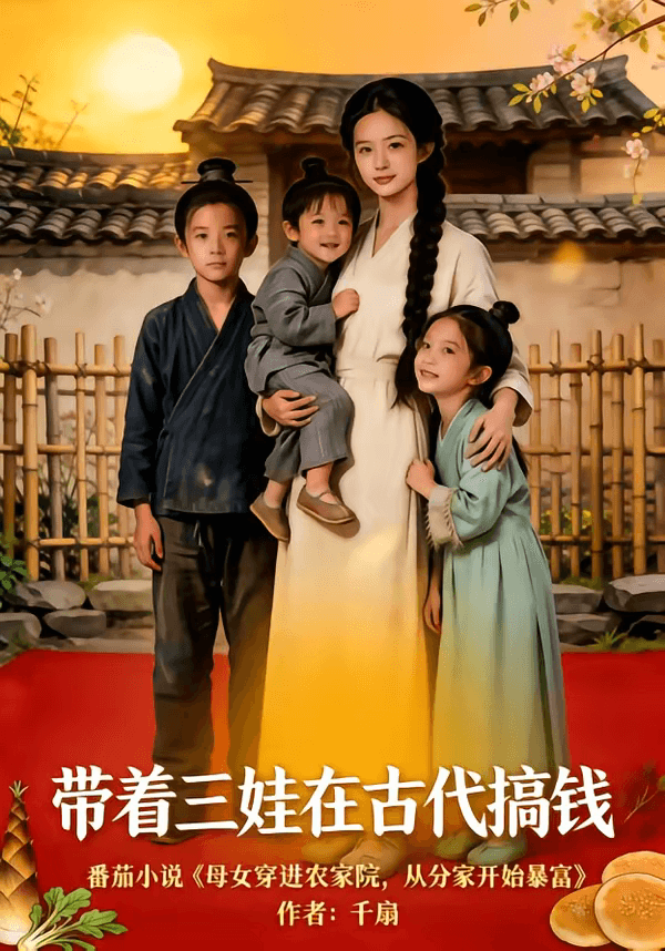 带着三娃在古代搞钱海报