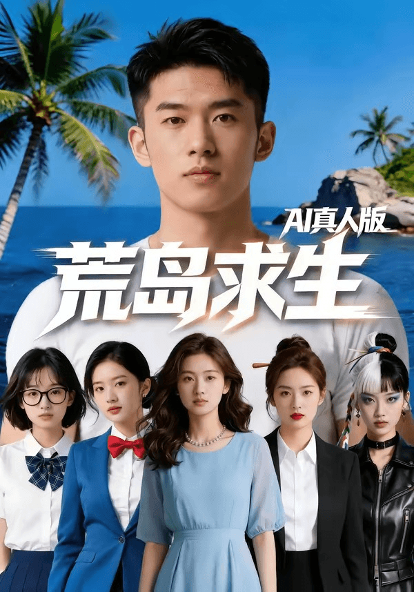 荒岛求生AI真人版海报