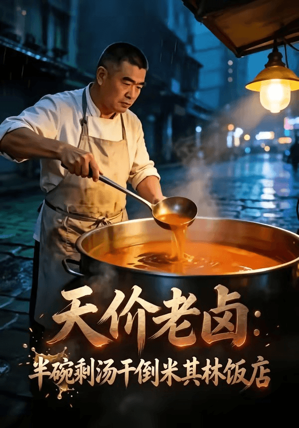 天价老卤：半碗剩汤干倒米其林饭店海报
