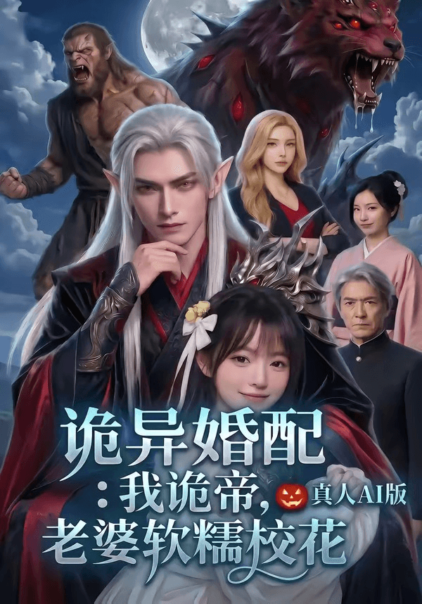 诡异婚配：我诡帝，老婆软糯校花真人ai版海报