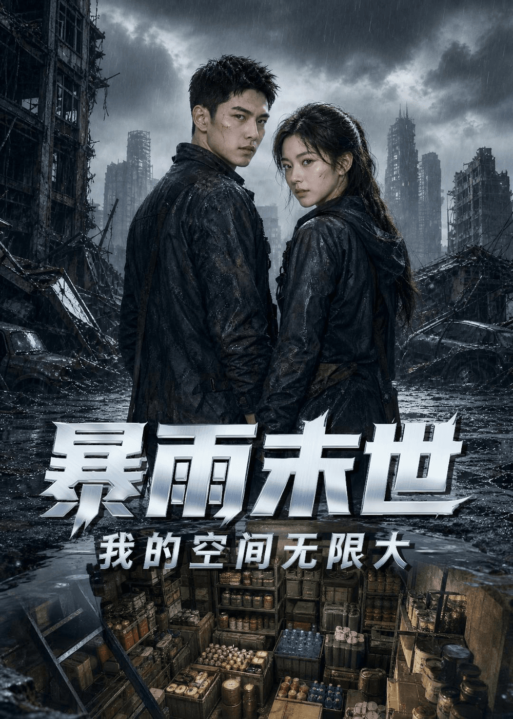 暴雨末世我的空间无限大海报