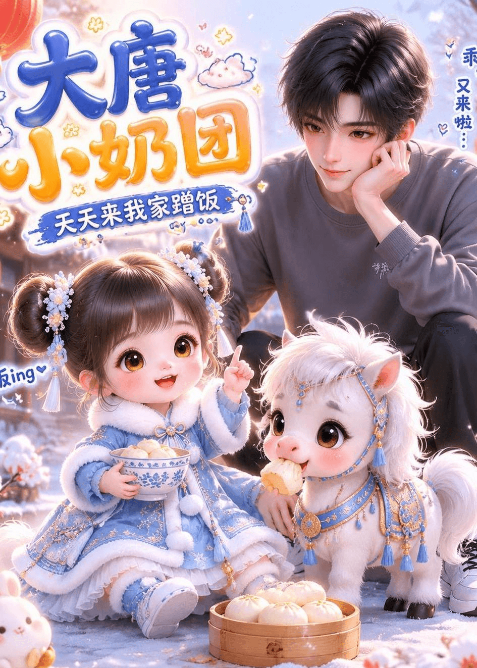 大唐小奶团，天天来我家蹭饭海报