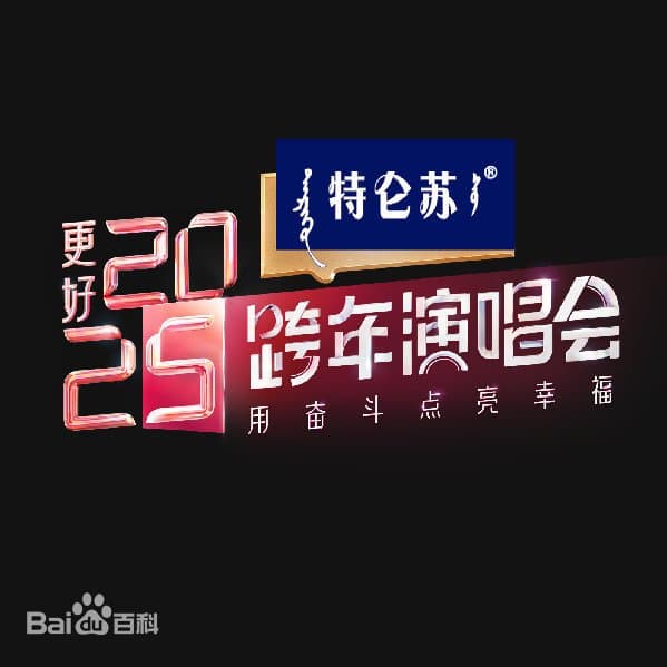 江苏卫视跨年演唱会 2025海报
