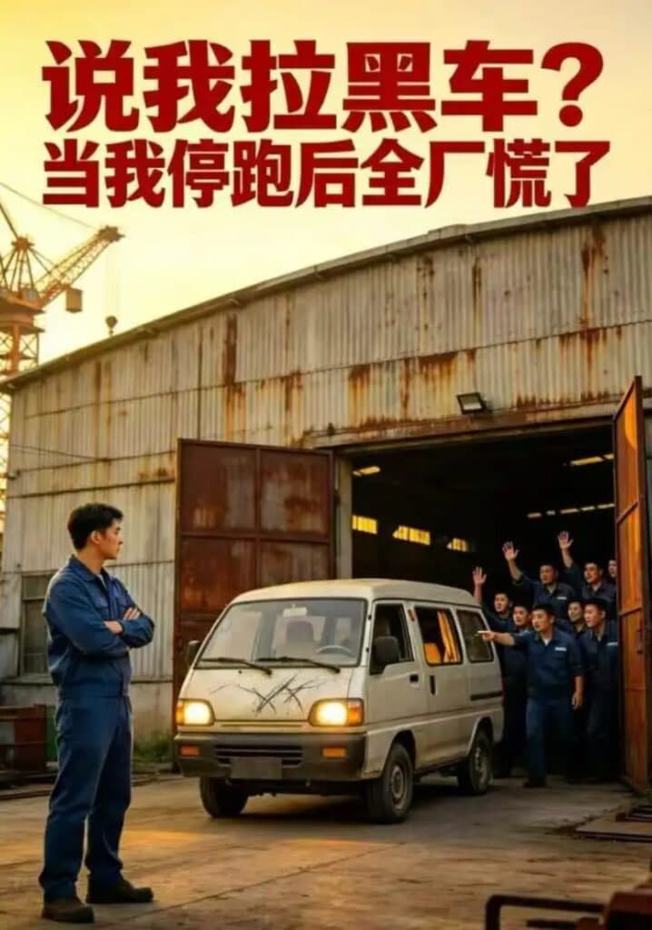 说我拉黑车?当我停跑后全厂慌了海报